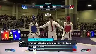 229 Round of 16 M  58kg KOR J  BAE KOR E  SEO PGM
