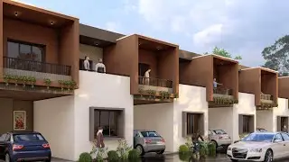 ROW HOUSE 3D ELEVATION FOR MR. NIKHIL MELAGE @ VADGOAN, BELAGUM