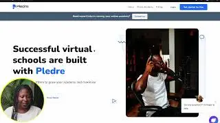 Creating my online school on Pledre