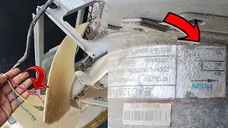 Air conditioner outdoor fan motor & capacitor connection a to z✅💯 step by step in Hindi