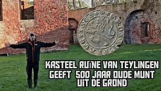 Kasteel Ruïne Teylingen    jammer de munt was een replicatie 🥴