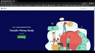 Basic Banking System Web Application