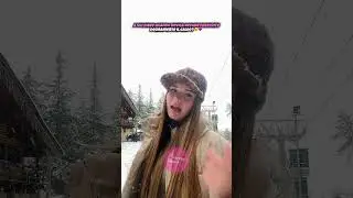 NEVICATA IN CORSO... ALICE SILVI SI GODE IL MOMENTO! #shorts #tiktok #perte #neiperte