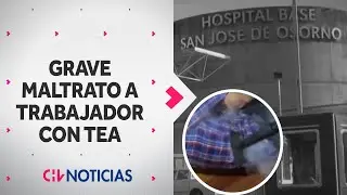 FUERTES REGISTROS de torturas a trabajador TEA en Hospital de Osorno Fue maltratado por sus compañer