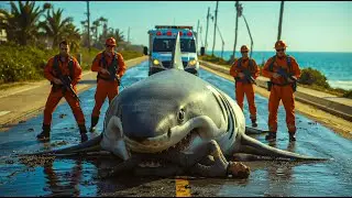 Real Rescue Team vs Giant Shark | Realistic Shark Attack on Man | Daylight Live Action Scene