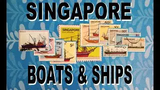 Postage Stamps | Singapore Boats & Ships #philately