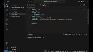 Python Day 2 - Variables