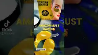 24k Gold Under Eye Mask😍🥰 #amazonmusthaves #amazon #amazonfinds2023 @amazon #skincare