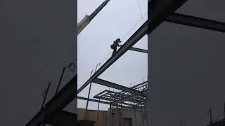 Ironwork Connecting #ironwork #ironworker #ironworking