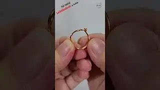 Cross ring  - Free tutorial video link above the title  #shortsvideo #ring #jewelry
