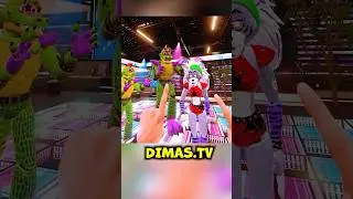 VR Гига Монти и Чика пришли в клуб Рокси и Фредди влюбились в VRChat FNAF COOP ВРчат часть 6