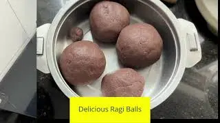 Ragi Mudde or Ragi (Finger Millet) Balls