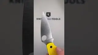 Spyderco UK Penknife Salt MagnaCut C94PYL Yellow pocket knife