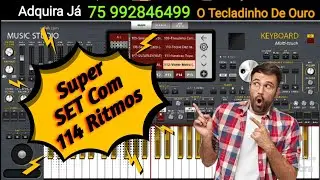 SET com 114 Ritmos, Pack quase gr&aacute;tis para ORG e Music Studio