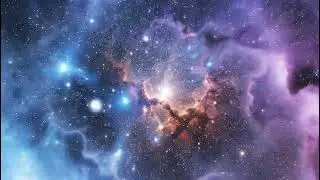 Cinematic Milky Way Galaxy with Vibrant Nebula Clouds and Billions of Stars Video