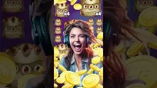 ⚡💰⚡Mega Win on reactoonz 3🎰 Gigantoonz⚡ #bigwin #slotsgames