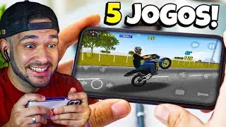 5 JOGOS BRASILEIROS de MOTOS para CELULAR (Muito Divertido)