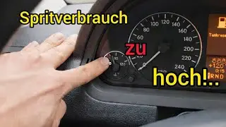 Hoher Kraftstoffverbrauch wegen ein Defektes Thermostat einfach wechseln mercedes 