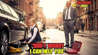 Maid's Daughter Missed Her Interview to Help an Old Man with Flat Tire&mdash;Unaware He's the Billionaire