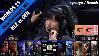 [GGWP!]HLE vs GEN ハイライト Quarterfinals M1 | Worlds 2025 KOステージ | Bo5 | Meanwhile in Japan Highlights