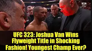 UFC 323: Джошуа Ван сенсационно завоевал титул чемпиона в наилегчайшем весе! Самый молодой чемпио...
