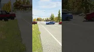 BeamNG Drive Realistic Freeway Crashes #42 #beamngcrashsimulator #respect #beamng
