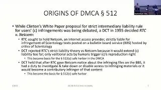 Internet Platform Liability: Lessons from the DMCA