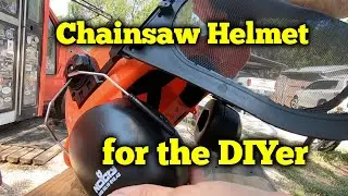 This Chainsaw Helmet is actually pretty handy & comfortable