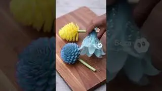 ASMR cutting unusual FLOWERS #fruit #фруктоваянарезка #асмрфрукты #асмр  #satisfying #asmrfails