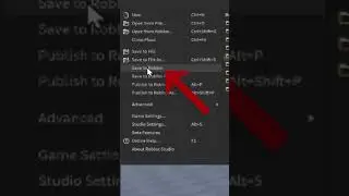 Как СОХРАНИТЬ ваши игры в Roblox Studio! | Roblox Studio