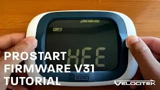 ProStart firmware v31 configuration menu