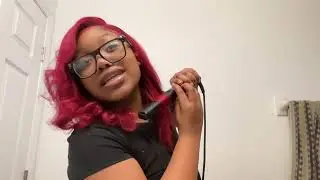 99j wig install | 18in with curls