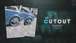 3D Cutout | Effect Transtion | speed ramp edit tutorial | capcut tutorial 