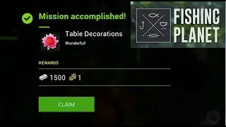 Fishing Planet, Golden Turkey Rush, Table Decorations