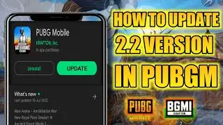 HOW TO UPDATE 2.2 VERSION IN PUBG MOBILE/KR/BGMI😍 || DOWNLOAD PROCESS EXPLAINED