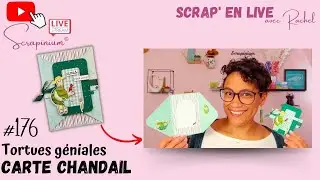 Carte chandail - collection Adorables tortues Stampin’ Up - Scrap’ en live n°176