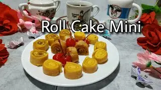 Cara Membuat Mini Roll cake&bull; Bolu Gulung Mini imut &bull; irit Telur