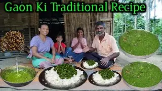 Arbi Patta Se Pakaya Snail Recipe | Gaon Ki Traditional Recipe | Snail Curry