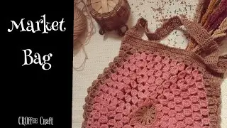 Market Bag || Crochet Bag Tutorial ||Easy Bag Tutorial || CRoffee Craft #crochet