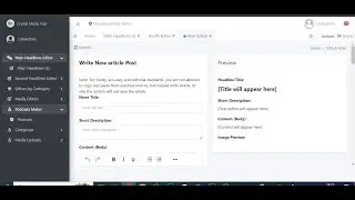 NEWS WEBSITE WITH ADMIN EDITING SECTION - Responsive - Part 2 | Nestwave Technologies