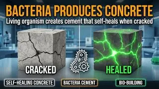 Living Concrete: Bacteria That Heals Cracks by Itself