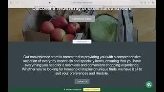 Simple Convenience Store Website Builder - NO CODING [VIDEO]