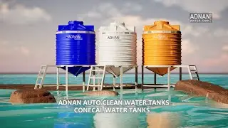 ADNAN AUTO CLEAN WATER TANKS I CONECAL WATER TANKS #watertank #conecalwatertanks #tanks #water
