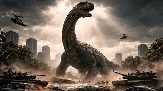 Giant Dinosaur vs US Military in Houston (Buffalo Bayou) | Emergency Pentagon Response | CGI|
