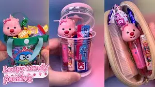 Увлекательное ASMR-видео: подборка видео с упаковкой миниатюрных конфет в пакетики с закусками, ф...