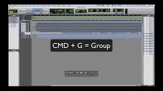 Pro Tools Editing Audio trim & group
