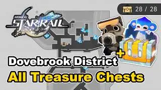 Honkai Star Rail - Dovebrook District - All Treasure Chest Locations (Chests & Furbobo Treasure)