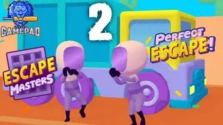 ESCAPE MASTERS - Walkthrough Gameplay - (iOS Android) Part 2