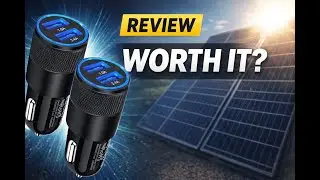 Review - Car Charger, [2Pack/3.4a] Fast Charge Dual Port USB Cargador Carro Lighter Adapt