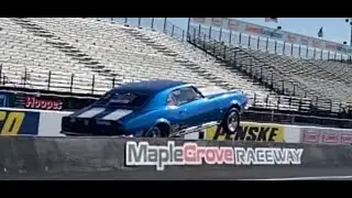 1967 Camaro Rick Mattioli 1/4 mile drag race